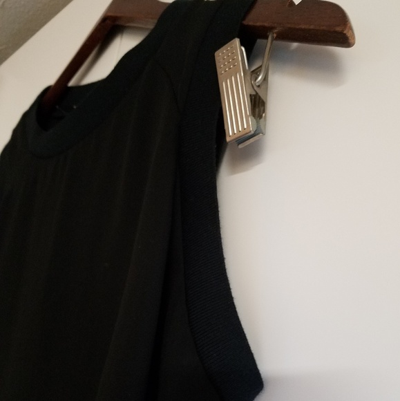 ASOS Black Ruffled Sleeveless Blouse - Picture 5 of 7